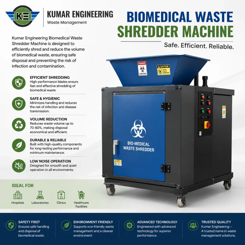 Biomedical Waste Shredder Machine