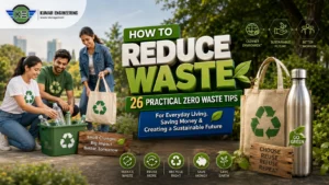 Read more about the article How to Reduce Waste: 26 Practical Zero Waste Tips for Everyday Living, Saving Money & Creating a Sustainable Future