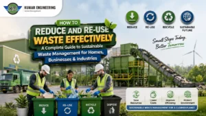 Read more about the article How to Reduce and Reuse Waste Effectively: A Complete Guide to Sustainable Waste Management for Homes, Businesses & Industries
